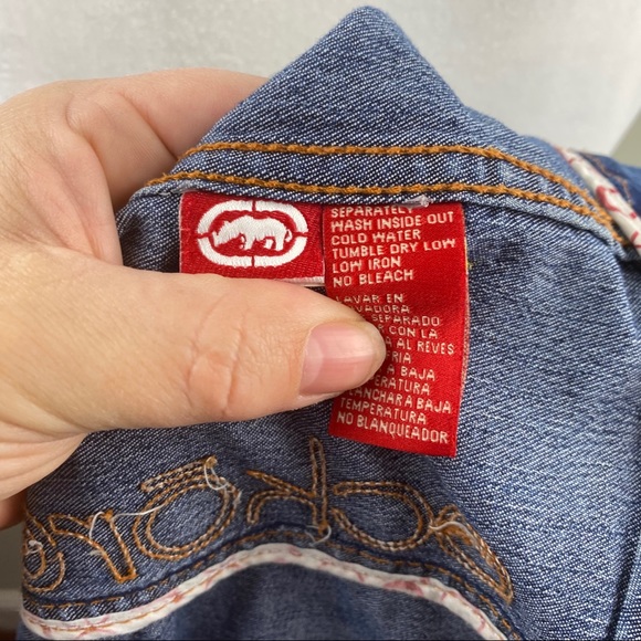 Eckōred Denim Jacket Size S - Picture 5 of 8